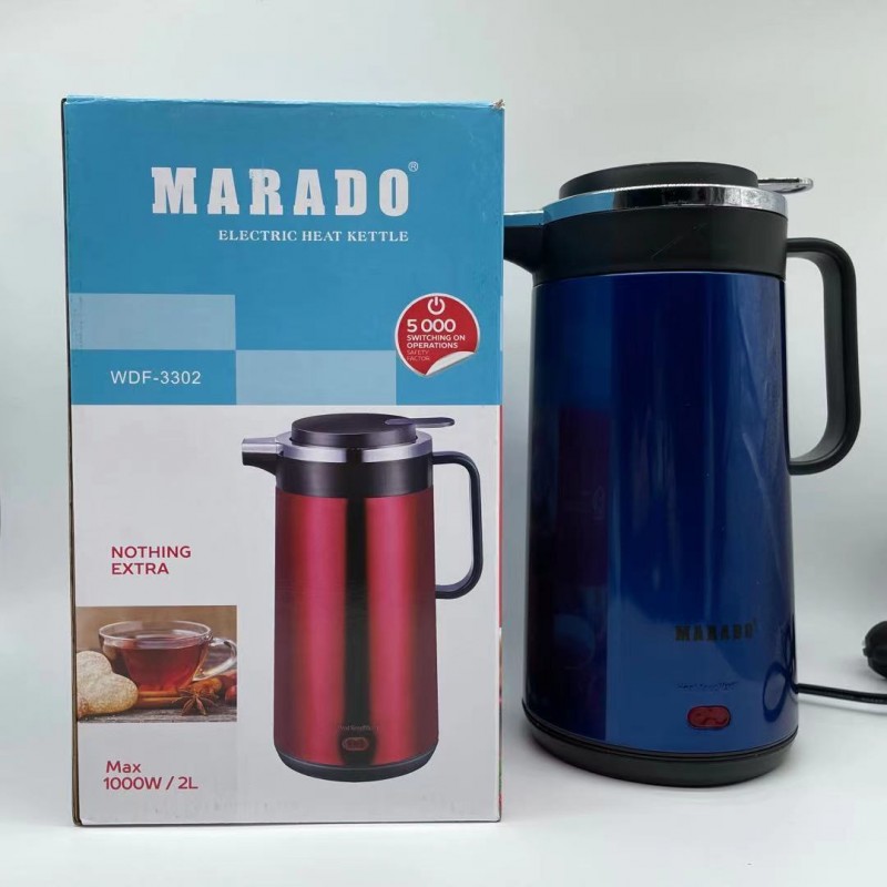 Bouilloire à eau électrique Marado 2L-1500W-MA-3302