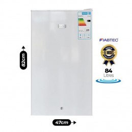 Mini Réfrigérateur de Bureau & Chambre - FIABTEC -84L- FTFS-190-  (A+) - Blanc