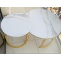 Table basse BLanche 2 pièces