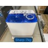 Machine à laver semi automatique Sharp 07kg ES-T75A-X  Garantie 06 mois