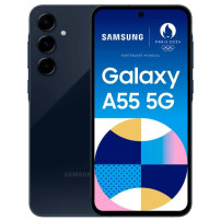 Samsung Galaxy A55 5G - 128 Go - 8Go RAM - 6.6" - Dual Nano SIM - 50MP+12MP+5MP 4k/32MP - 5000mAh Garantie 12 mois