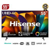 TV Smart Hisense - 55 pouces - 55A6N- 4K ULTRA HD - Noir Garantie 06 mois