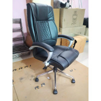 Fauteuil De bureau en cuir Noir -510DOO