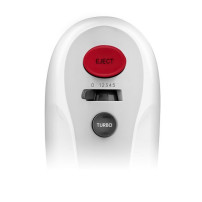 Batteur électrique ACTIVA - UFESA - UF70304572 - 400 Watts - 2pétrins interchangeables - Blanc / rouge- Garantie 03 mois