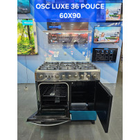 Cuisinière Manuelle et Automatique (électrique) Oscar -OSC-Luxe 36Pouces 05 foyers 60x90cm Garantie 06 mois