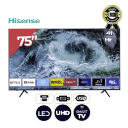 TV Smart Hisense 75" -75A6N...