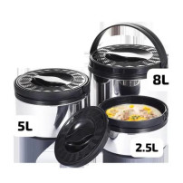 Assiette thermos jeu de 3 Hotpot Réchauffeur De Nourriture En Acier Inoxydable