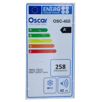 Congélateur Coffre - OSCAR  - 282 Litres - OSC-400 - A+ - Gris - Garantie: 6 Mois