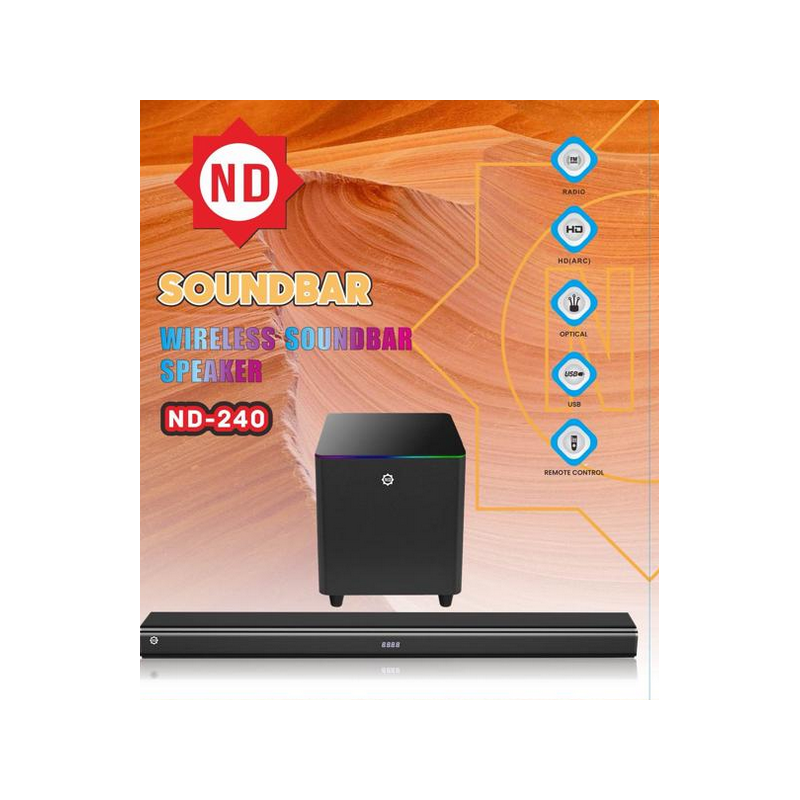 Barre de son +Basse 700W ND -ND240- Garantie 06