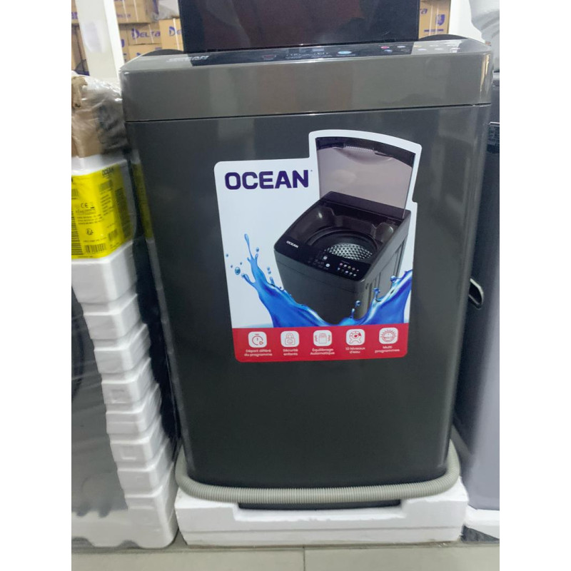 Machine à laver entièrement automatique Ocean 8 Kg OFETL 881MPS Garantie 06 mois
