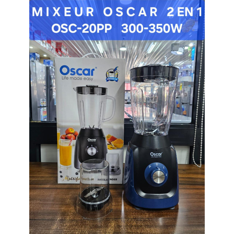 Mixeur OSCAR - 1,5L OSC-20PP - 300-350 watts - 2 vitesses Garantie : 03mois
