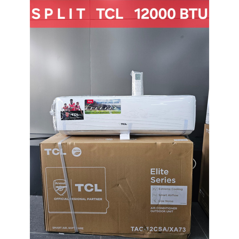 Climatiseur - TCL-1.5 CV - R410 - 12000 BTU - Blanc - Garantie 6 Mois