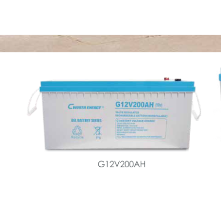 Batterie au gel 12V200ah...