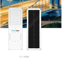 lampadaire solaire -100W -...