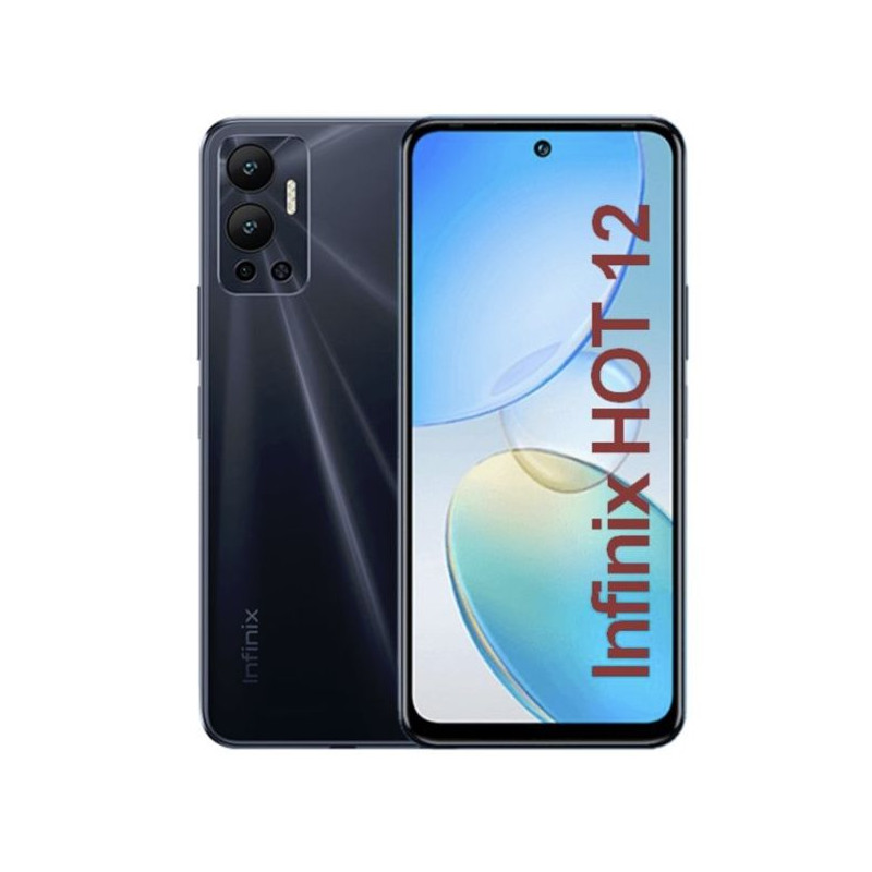 INFINIX HOT 12 - 6.82 " - 128Go/4Go - 13MP/8MP - nano sim - 5000mAh Garantie 12 mois