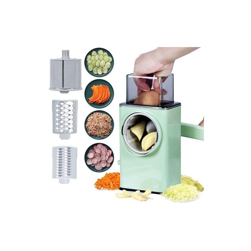 Hachoir manuel pour legume mulifonction 3en 1