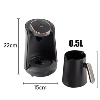 Cafetière turque semi-automatique en acier inoxydable