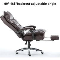 Fauteuil de bureau en cuir avec multi-fonctions