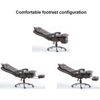 Fauteuil de bureau en cuir avec multi-fonctions