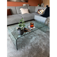 Table basse en verre