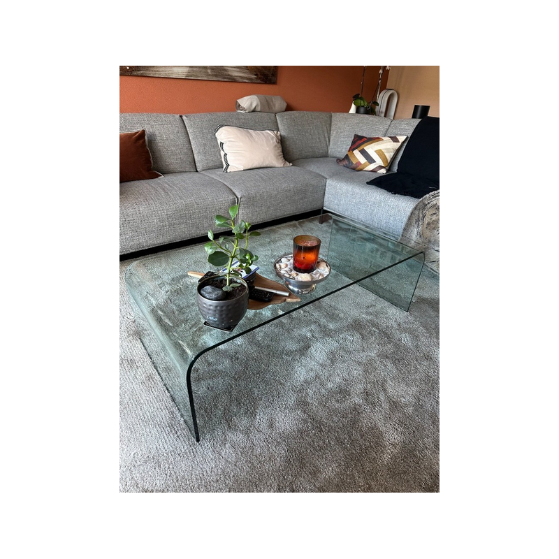 Table basse en verre