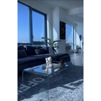 Table basse en verre