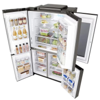 Réfrigérateur LG No Frost avec Distributeur D'eau et Glaçon - GR-X39FMKBL - 716 Litres - Noir - Garantie 12 mois