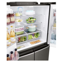 Réfrigérateur LG No Frost avec Distributeur D'eau et Glaçon - GR-X39FMKBL - 716 Litres - Noir - Garantie 12 mois