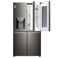 Réfrigérateur LG No Frost avec Distributeur D'eau et Glaçon - GR-X39FMKBL - 716 Litres - Noir - Garantie 12 mois