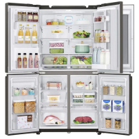 Réfrigérateur LG No Frost avec Distributeur D'eau et Glaçon - GR-X39FMKBL - 716 Litres - Noir - Garantie 12 mois