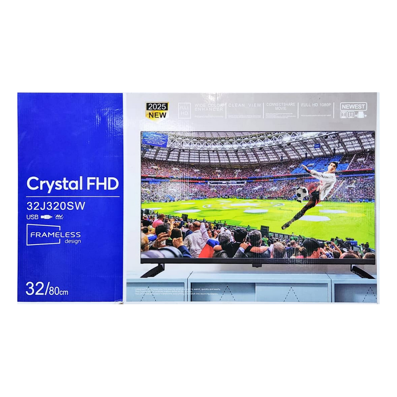 Ecran LED 32" Crystal Analogique "32J32SW"_06mois garantie