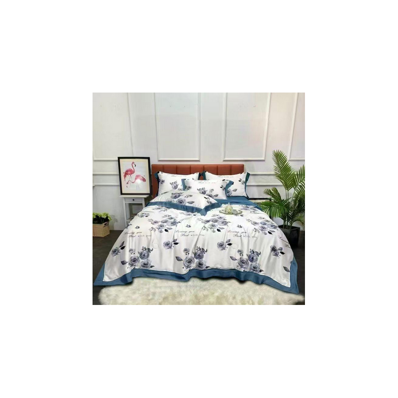 Drap + taies d'oreillée et couette  haute qualité Coton & soie