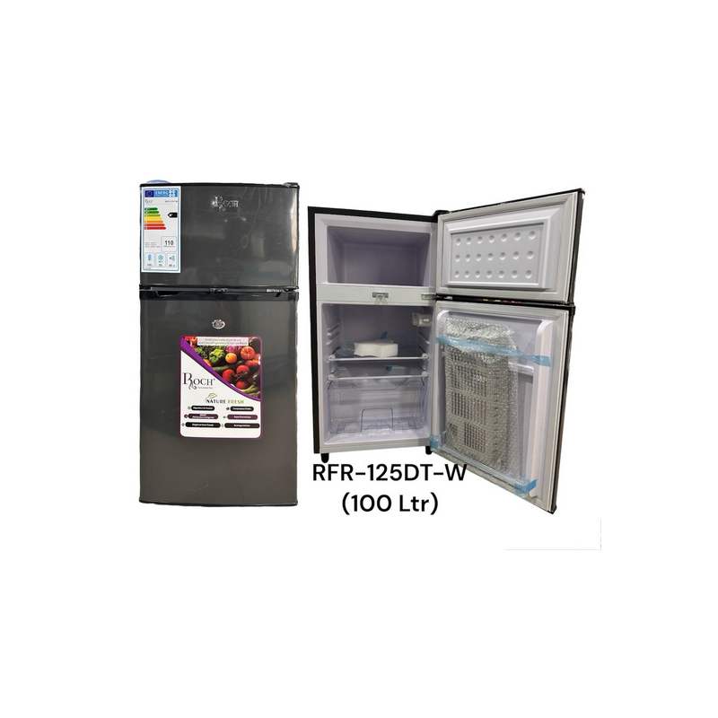 Mini-réfrigérateur double porte Roch - 38L Congelation + 68L Refrigerateur - RFR-125DT-W_06mois Garantie