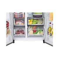 674L/617L Réfrigérateur face à face LG - InstaViewTM - GC-X257CSEW_ 06mois Garantie