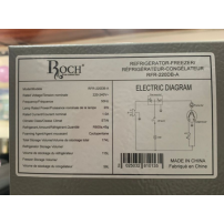 Réfrigérateur combiné - Roch - RFR-220 DB-A -174L - Gris - Garantie 06 mois