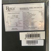 Mini-Réfrigérateur - Roch - RFR-120S-M -90L - Gris - Garantie 06 mois