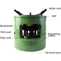 Réchaud à Pétrole - Reservoir 2L - Allumage avec meche