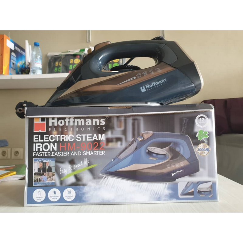 Fer à vapeur Hoffmans 3000W - 400ml - HM-9022 + 3 mois Garantie