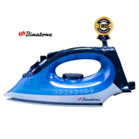 Fer à Vapeur avec Semelle Antiadhésive - Binatone - SI-1830 - 1800W - 90ml - Bleu/noir - Garantie 3 mois