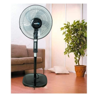 Ventilateur KEPAS 16 pouces - K525 - Avec 5 pales - 4 vitesses - Noir - Garantie 3 mois