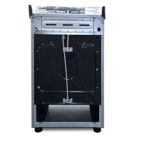 Cuisinière Oscar 4 Feux - 50 x 50 - OCS-C50W - Gris - Allumage automatique - Garantie 06 mois