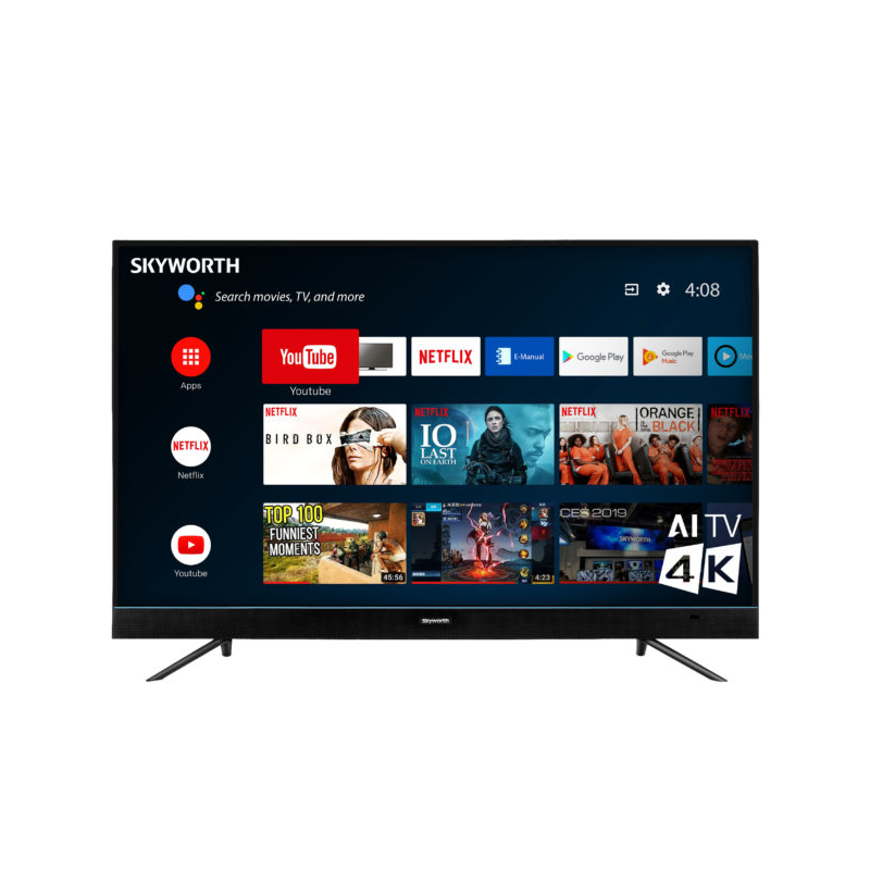 Skymorth Smart LED TV 43′′ - 4K IPS Android - U5 Series - 43U5A + 06 mois Garantie