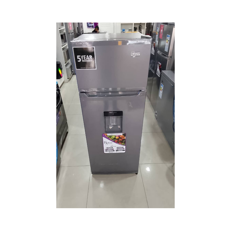 Réfrigérateur Double battant Roch 210L - Avec Distributeur d'eau - RFR-265DTWD + Garantie 06 mois