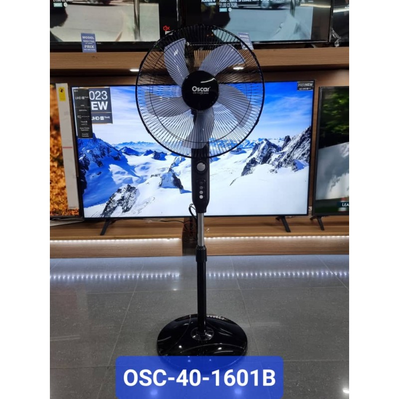 VENTILATEUR SUR PIED 16 POUCES - OSC-40-1601B + Garantie 06 mois