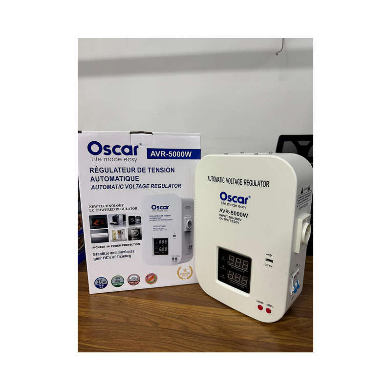 tension  Mural - OSCAR - 5000 VA - OSC-5000W - Garantie 6 Mois