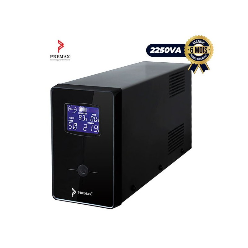 Onduleur Premax PM-UPS2250 – 2250VA/1350W – 06 Mois Garantie
