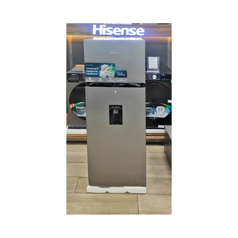 Refrigerateur HISENSE 205Litres - Avec distributeur d'eau - RD-27 - Argent + 06mois Garantie