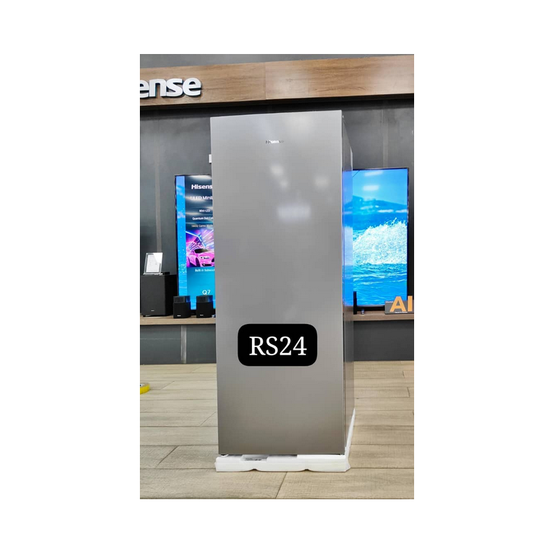 CONGELATEUR VERTICAL HISENSE 203L - SIX ETAGERES ET UN TIROIR - DE-FROST - RS-24DC4SA + 06Mois Garantie