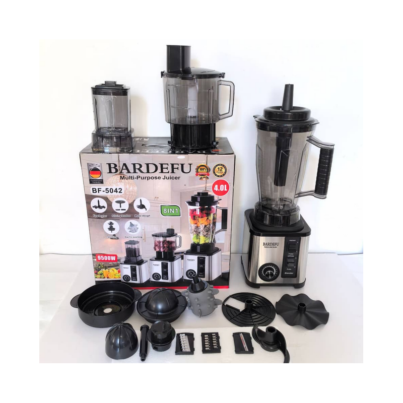 Mixeur 8 en 1 BARDEFU 4.0L - 9500W - BF-5042 + 06Mois Garantie