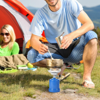 Réchaud de camping portable à gaz (butane/propane)